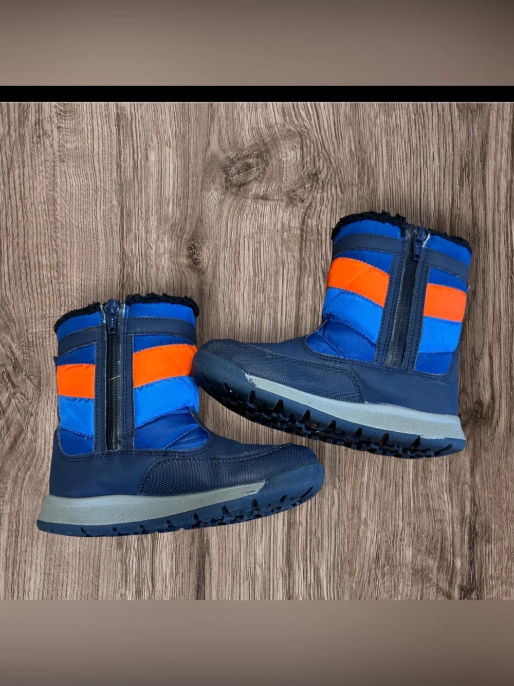 Merrell Select Grip M Alpine Puffer Water Proof Youth Snow Boots Size 11 Blue
